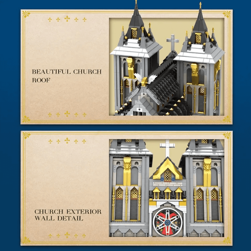 European century church 3467pcs - Building Blocks set - Turbo Moc