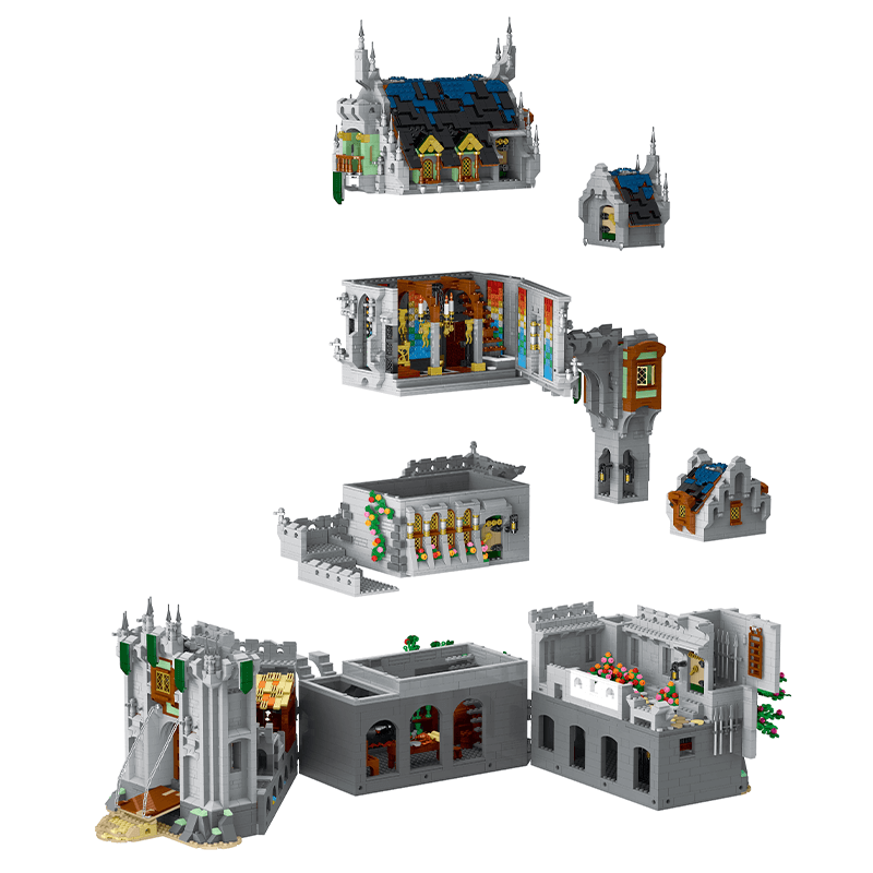 European Medieval Castle 8602pcs - Building Blocks set - Turbo Moc