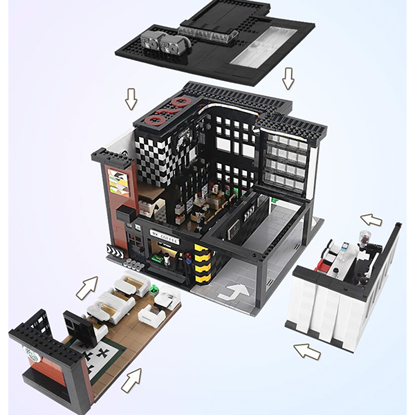 European Modern Cafe 2727pcs - Building Blocks set - Turbo Moc