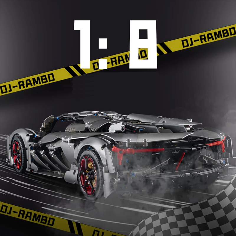 Lamborghini Terzo Millenio Concept s set, compatible with Lego