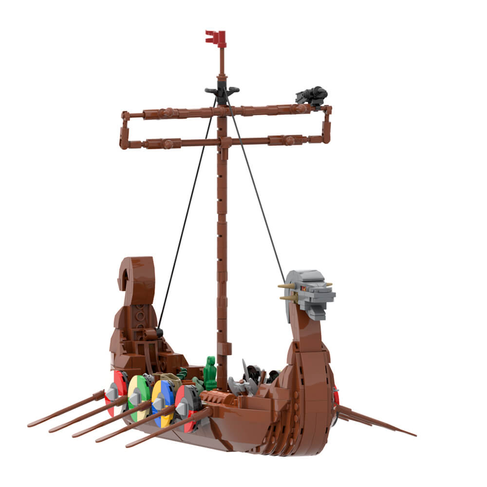 Viking Pirate Longship MOC 568pcs