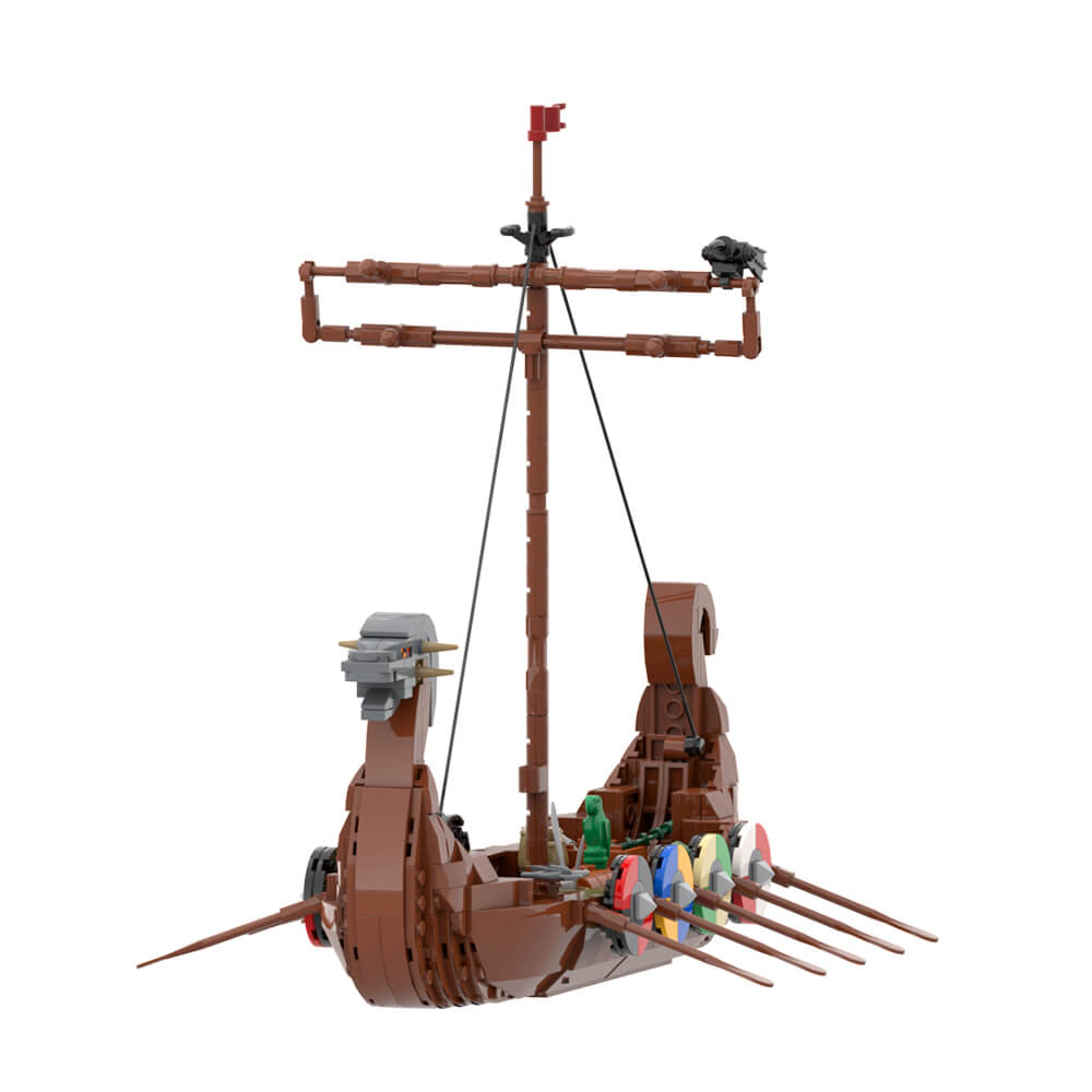 Viking Pirate Longship MOC 568pcs