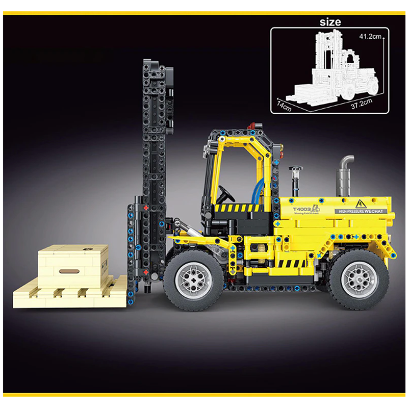 Remote Controlled Forklift s set, compatible with Lego