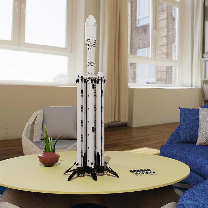 Falcon Heavy Rocket 713pcs - Building Blocks set - Turbo Moc