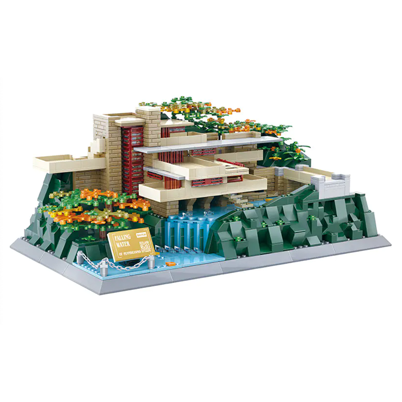 Fallingwater Villa 1219pcs - Building Blocks set - Turbo Moc