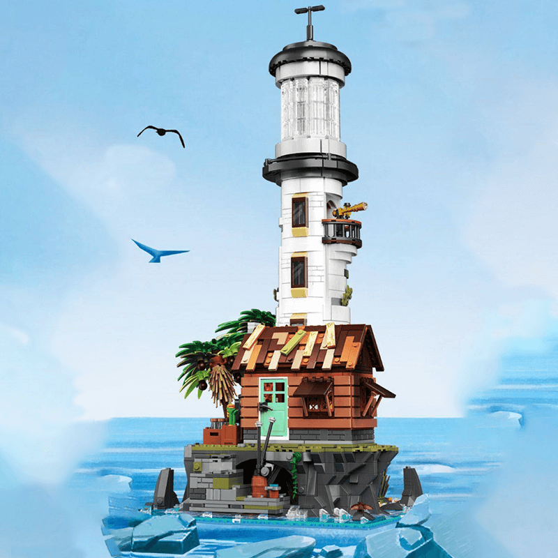 Fishing Village Lighthouse 2339pcs - Building Blocks set - Turbo Moc