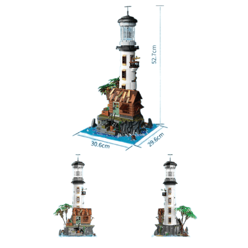 Fishing Village Lighthouse 2339pcs - Building Blocks set - Turbo Moc