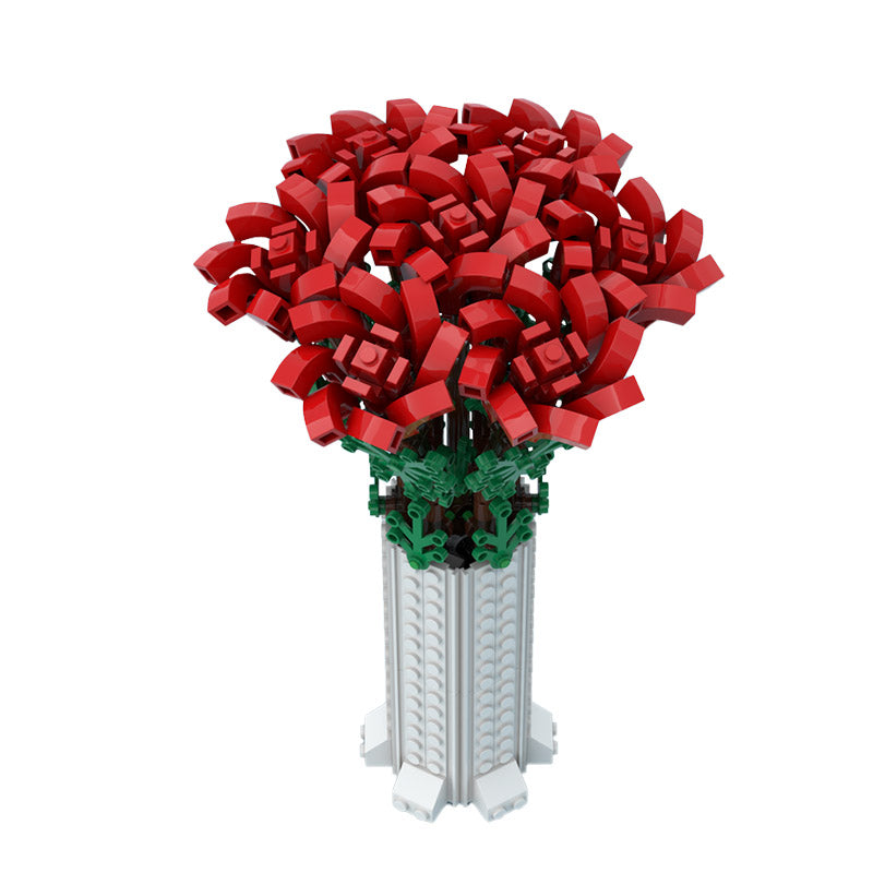 Flower Bouquet with Vase 443pcs - Building Blocks set - Turbo Moc