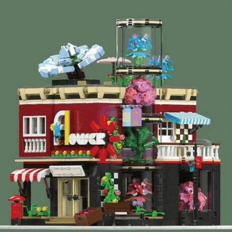 Flower Shop 2290pcs - Building Blocks set - Turbo Moc