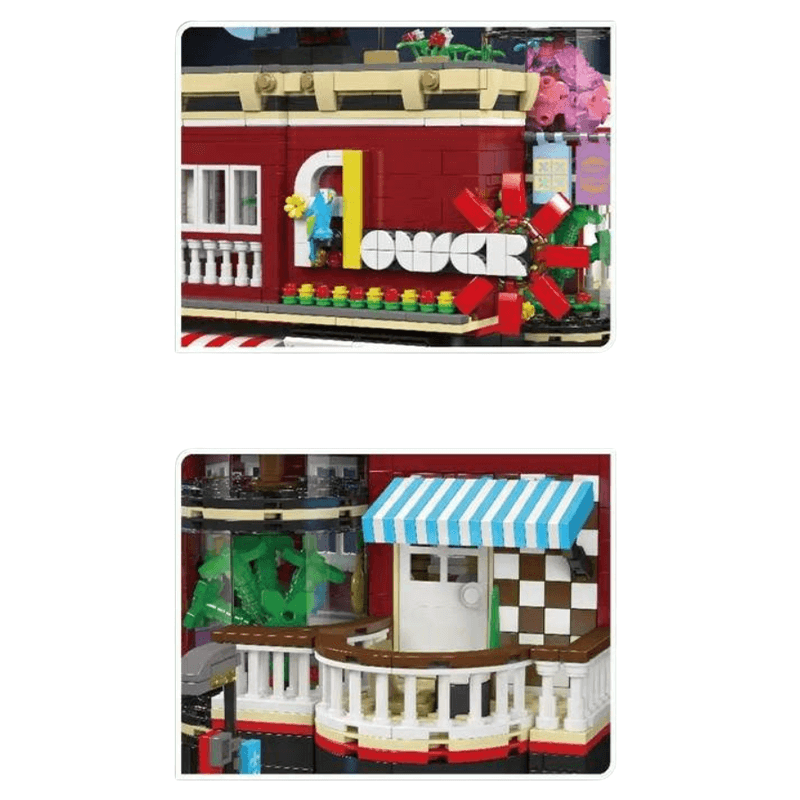 Flower Shop 2290pcs - Building Blocks set - Turbo Moc