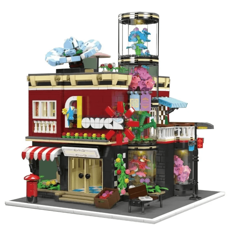 Flower Shop 2290pcs - Building Blocks set - Turbo Moc