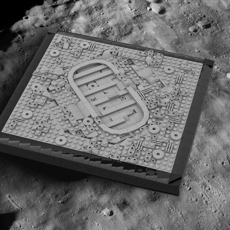 Footprint on the Moon 665pcs - Building Blocks set - Turbo Moc