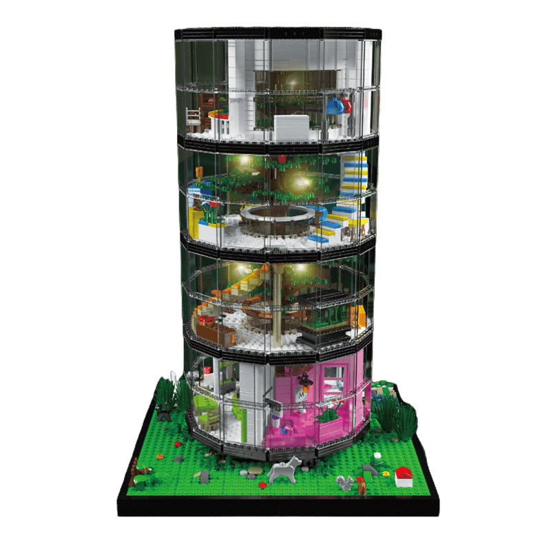 Glass Dome Tree House 3465pcs - Building Blocks set - Turbo Moc