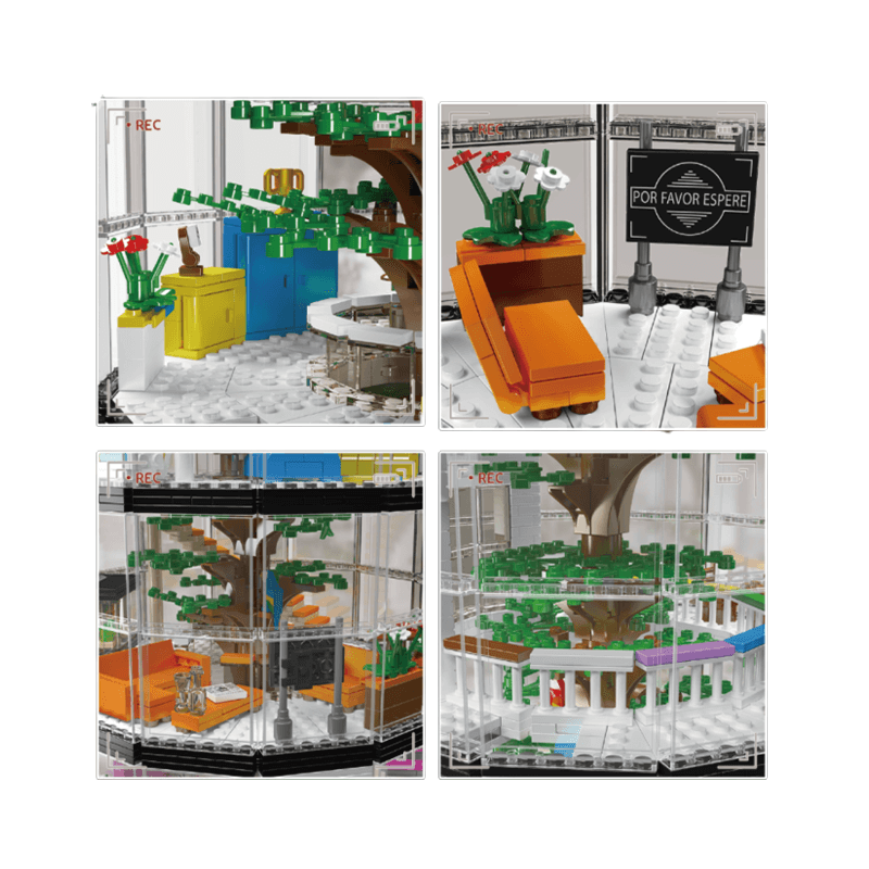 Glass Dome Tree House 3465pcs - Building Blocks set - Turbo Moc