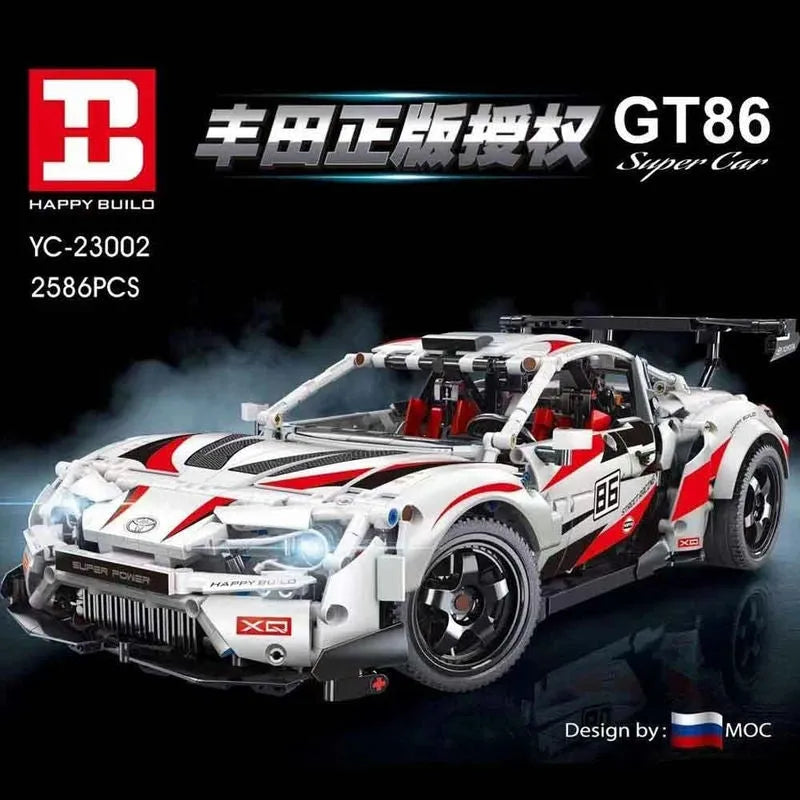 Toyota GT86 JDM - Building Blocks set compatible Lego - Turbo Moc