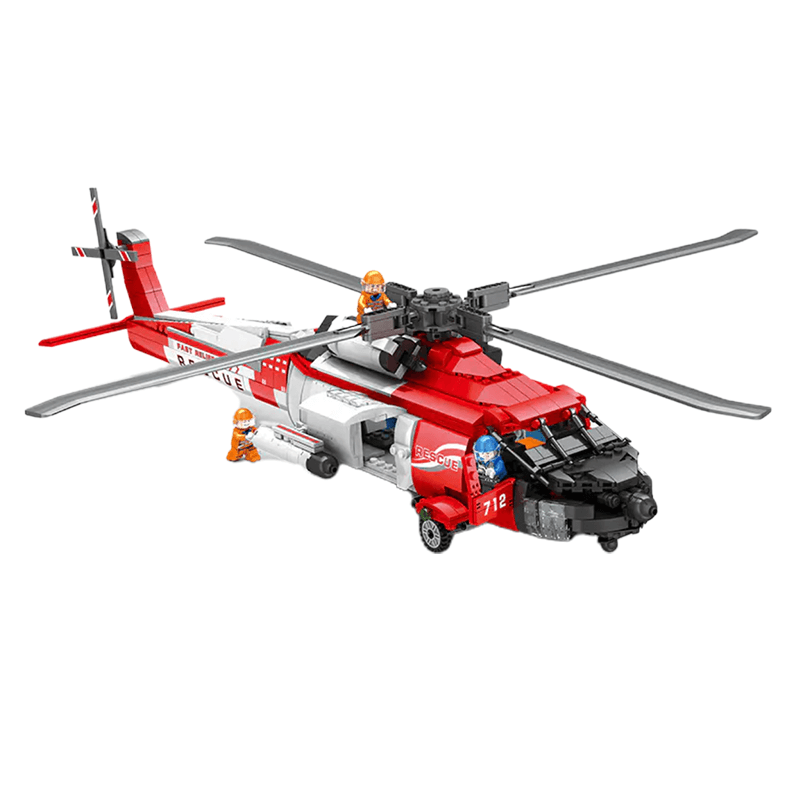 HH-60J Search And Rescue Aircraft 1136pcs - Building Blocks set - Turbo Moc