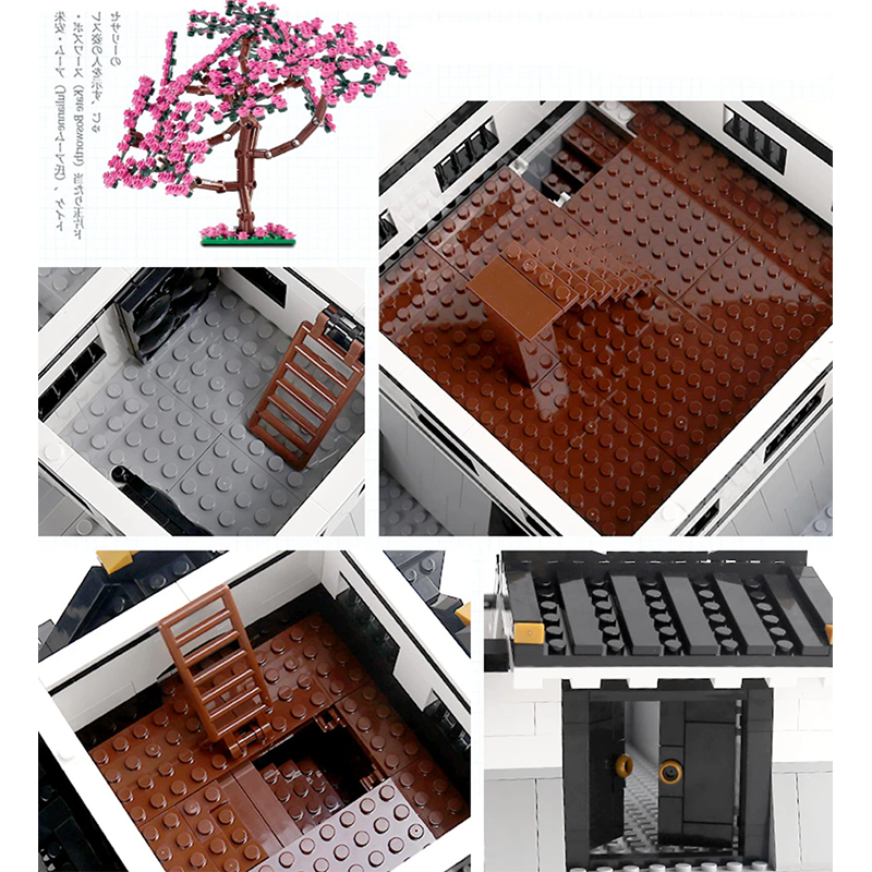 Himeji Castle 3085pcs - Building Blocks set - Turbo Moc