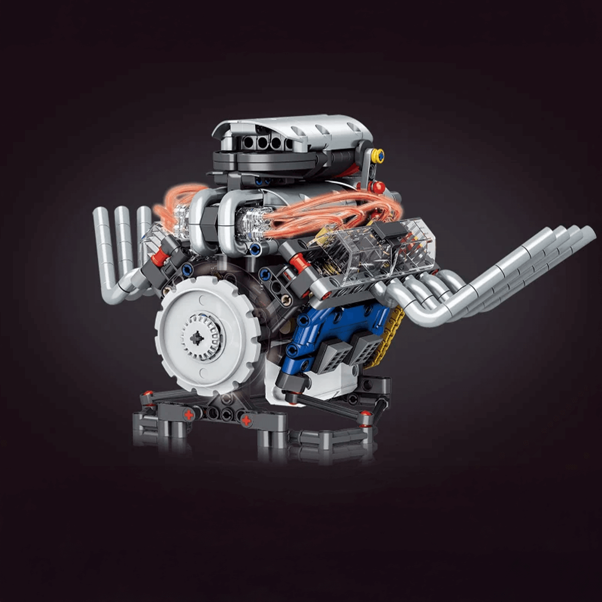 American Muscle V8 Functional 664pcs-Turbo Moc