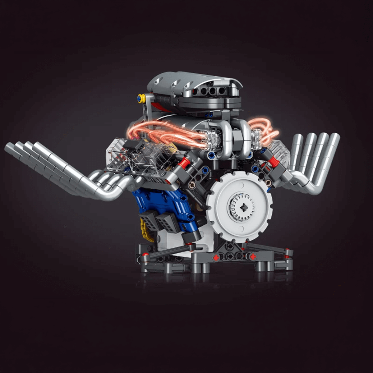 American Muscle V8 Functional 664pcs-Turbo Moc