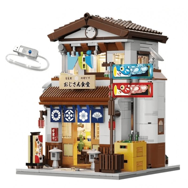 Japanese Canteen 860pcs - Building Blocks set - Turbo Moc