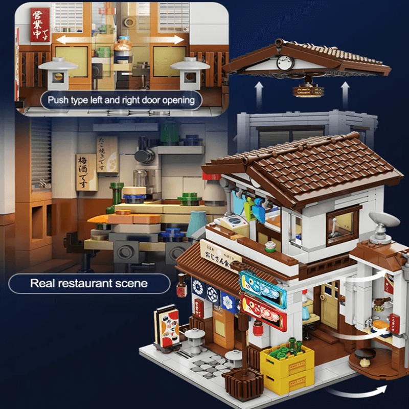 Japanese Canteen 860pcs - Building Blocks set - Turbo Moc