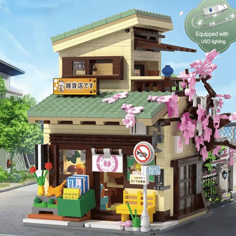 Japanese Grocery Store 920pcs - Building Blocks set - Turbo Moc