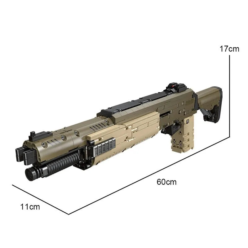 STF12 Shotgun - Building Blocks set compatible Lego - Turbo Moc