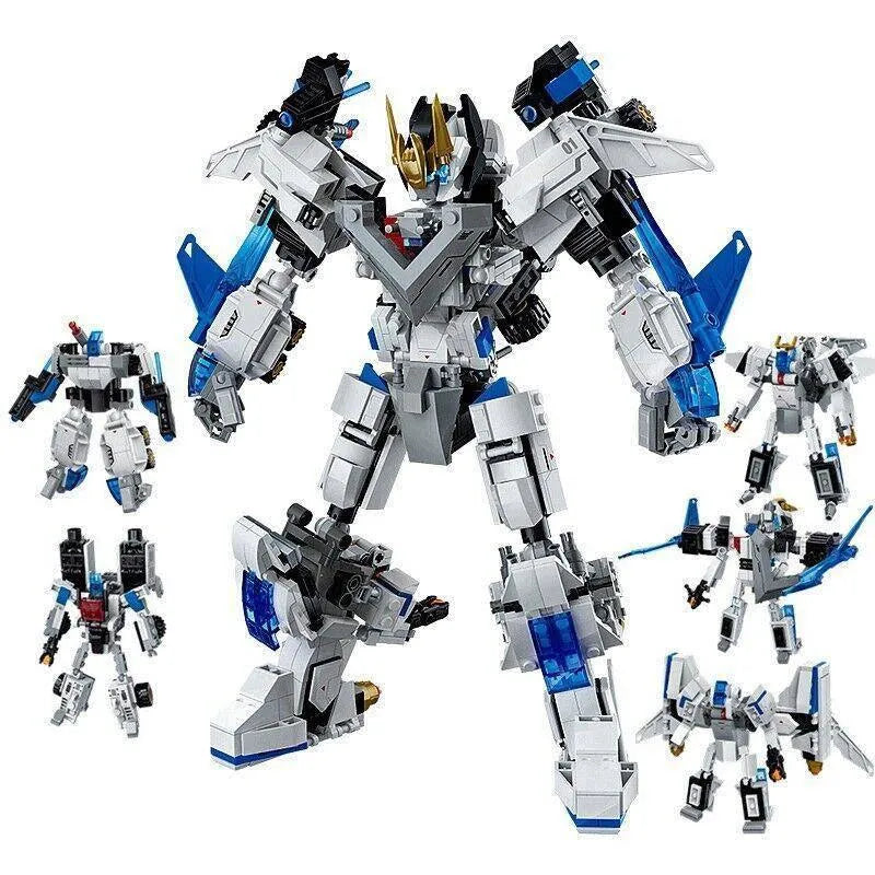 Deformation Wind Blade Mech Robot Bricks Toys - Building Blocks set compatible Lego - Turbo Moc