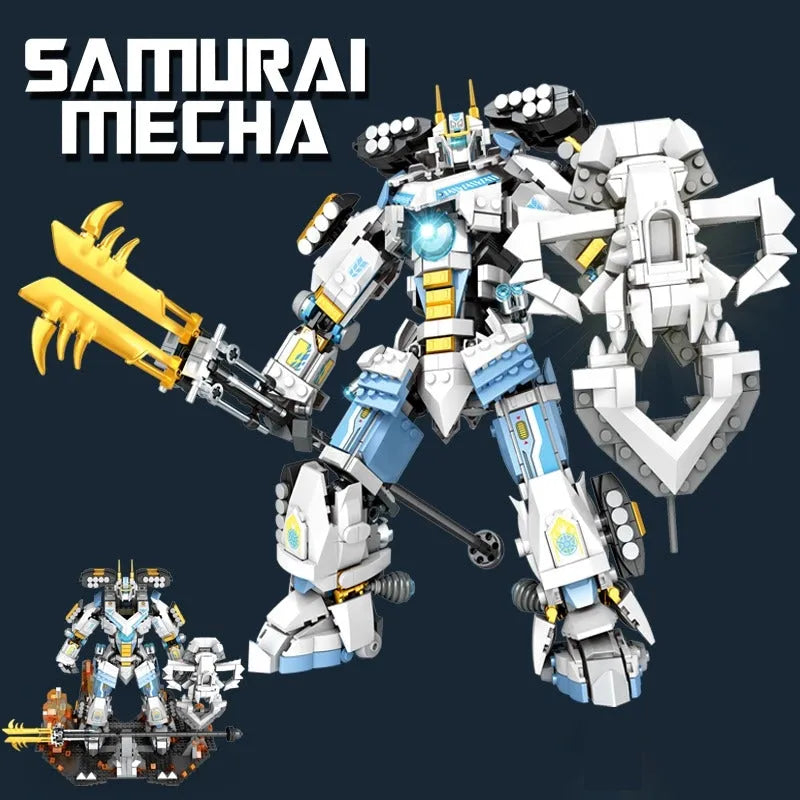 Samurai Titan Warrior Mecha Bricks Toys - Building Blocks set compatible Lego - Turbo Moc