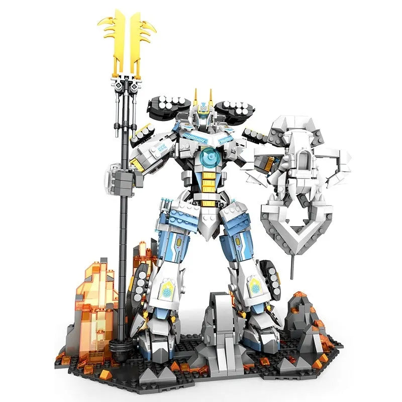 Samurai Titan Warrior Mecha Bricks Toys - Building Blocks set compatible Lego - Turbo Moc