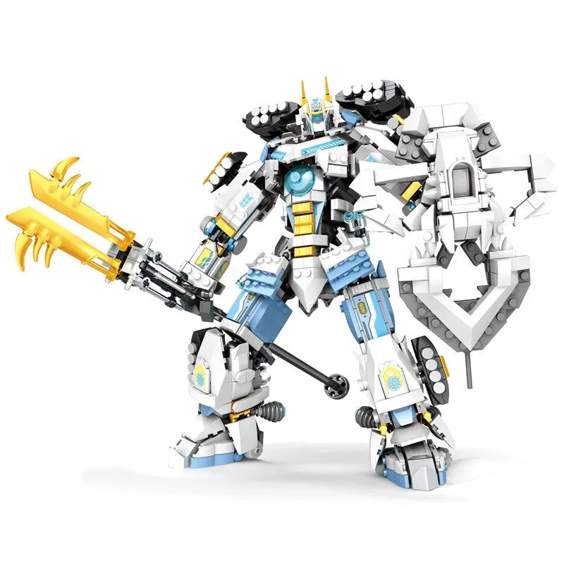 Samurai Titan Warrior Mecha Bricks Toys - Building Blocks set compatible Lego - Turbo Moc