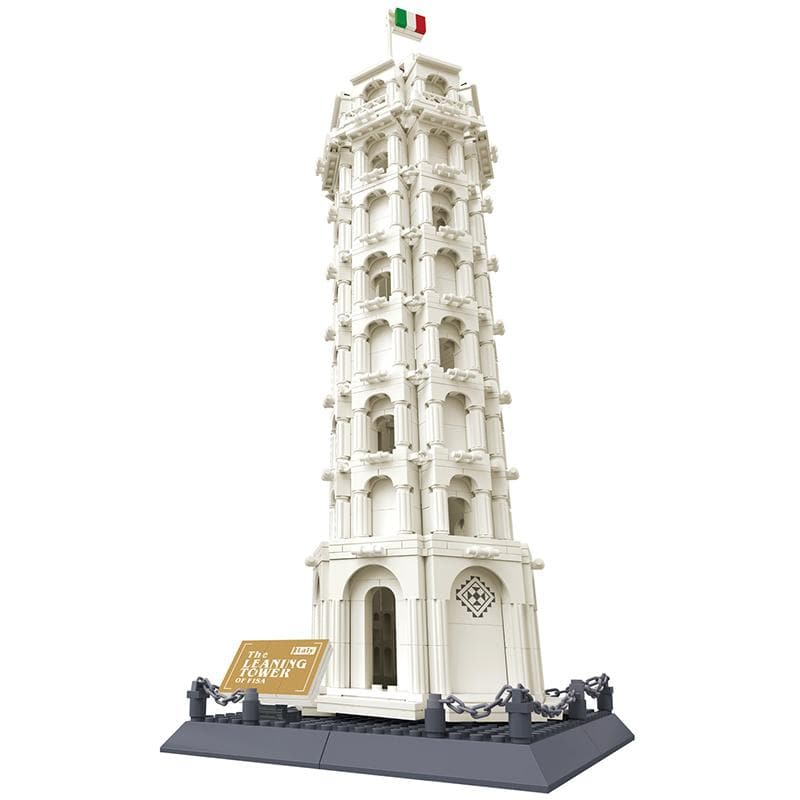 Leaning Tower of Pisa 1392pcs - Building Blocks set - Turbo Moc