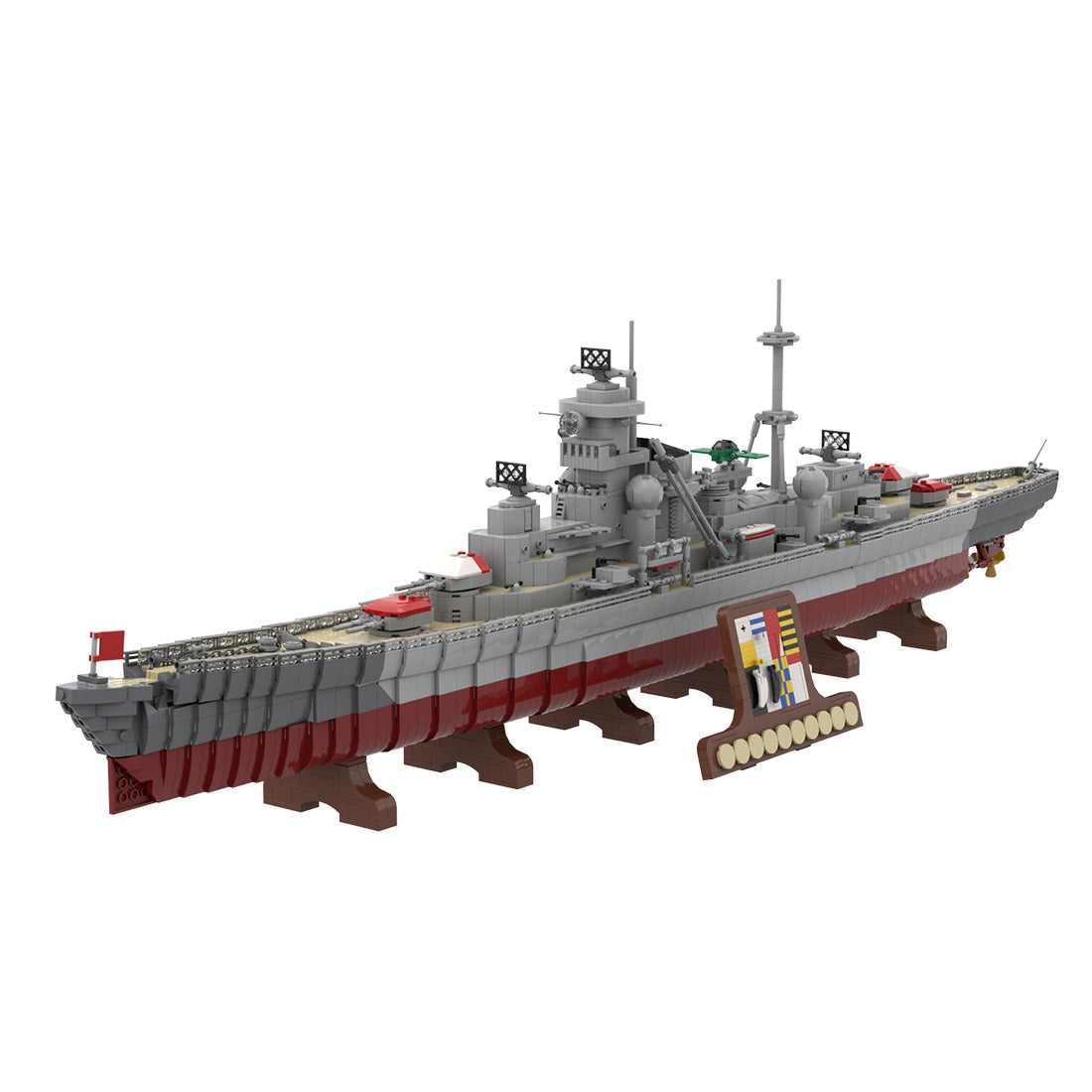 Image of Prinz Eugen Rc Cruiser 4933Pcs - moc-119082-prinz-eugen-rc-cruiser