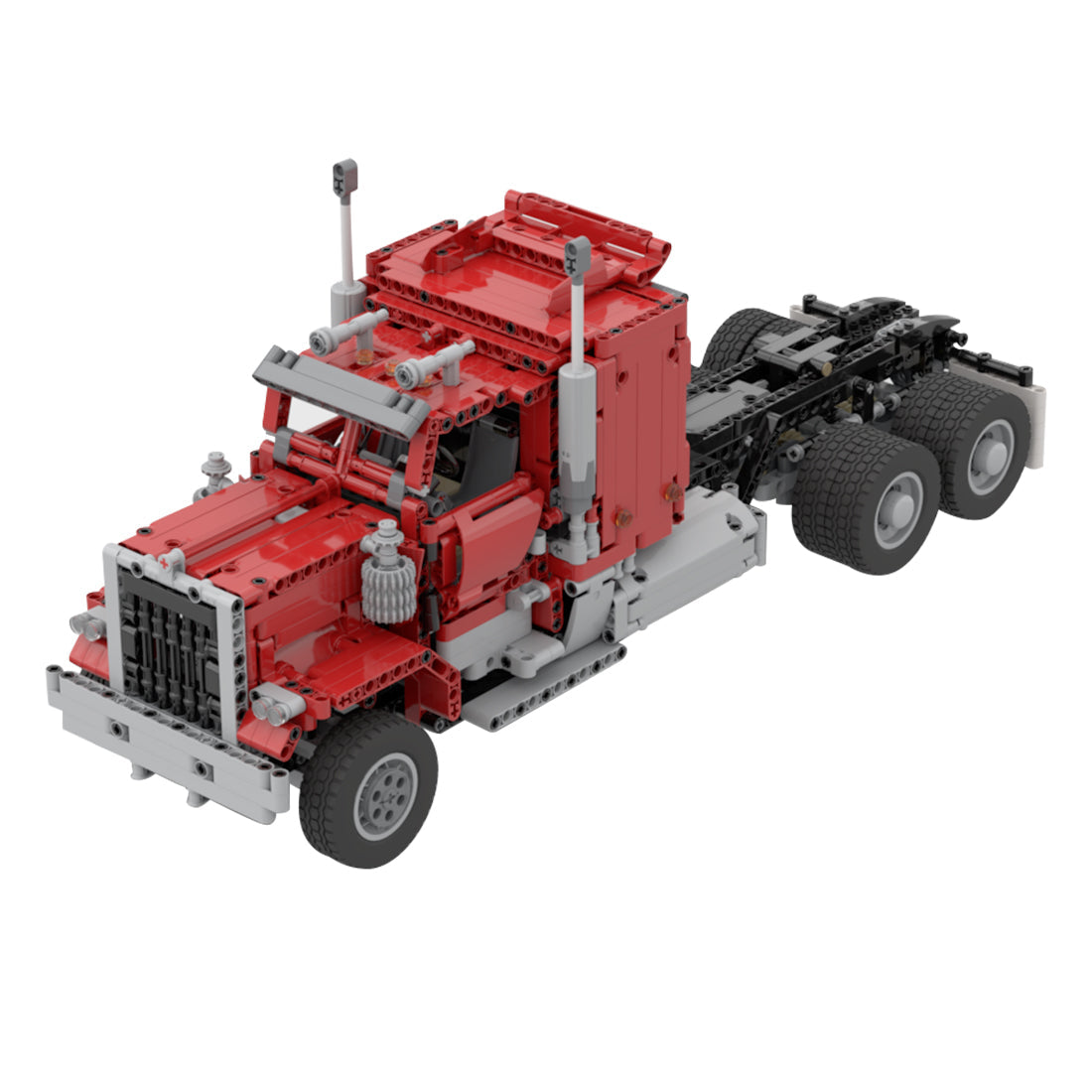 Image of Technology Rc Engineering Truck Trailer 1447Pcs - moc-72820-1-17-technology-rc-engineering-truck-trailer