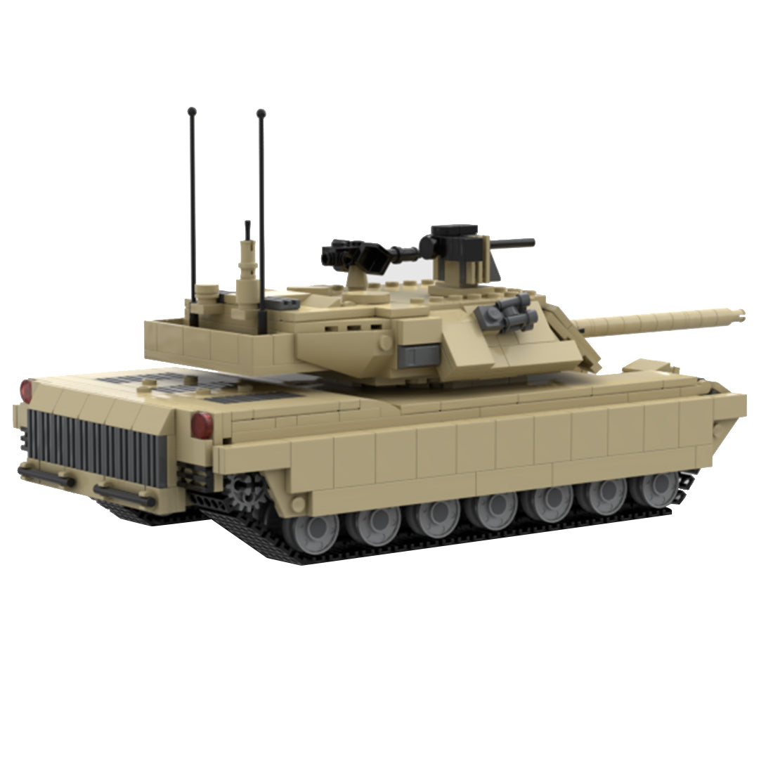 Image of M1 Military Tank 881Pcs - moc-72832-m1-moc-military-tank-building-blocks