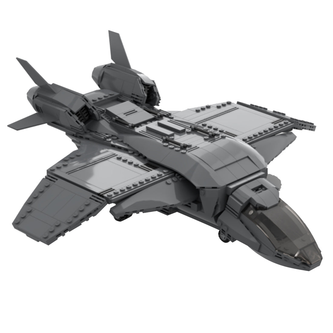 Image of Quinjet Sci-Fi Movie Style Building Block 771Pcs - moc-89761-quinjet-sci-fi-movie-style-building-block