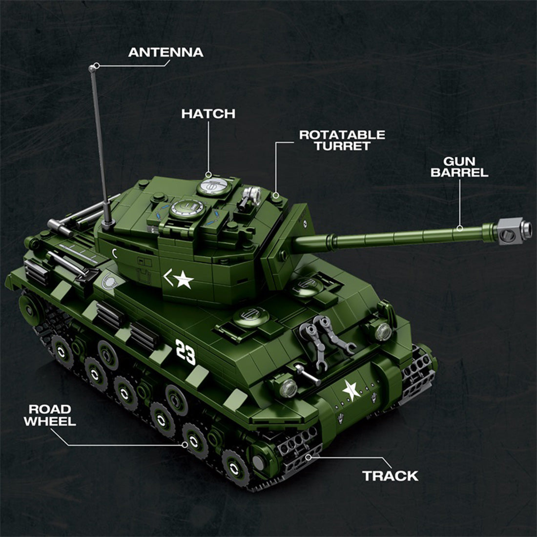 Image of product mocsage-1-30-m4a3e8-tank