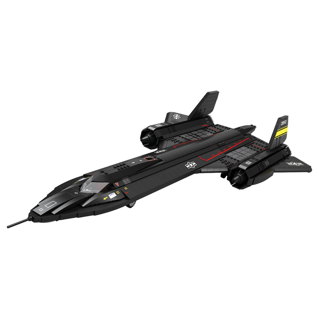 Image of Mocsage Sr71 Blackbird Tactical Aircraft 1905Pcs - mocsage-sr71-blackbird-tactical-aircraft