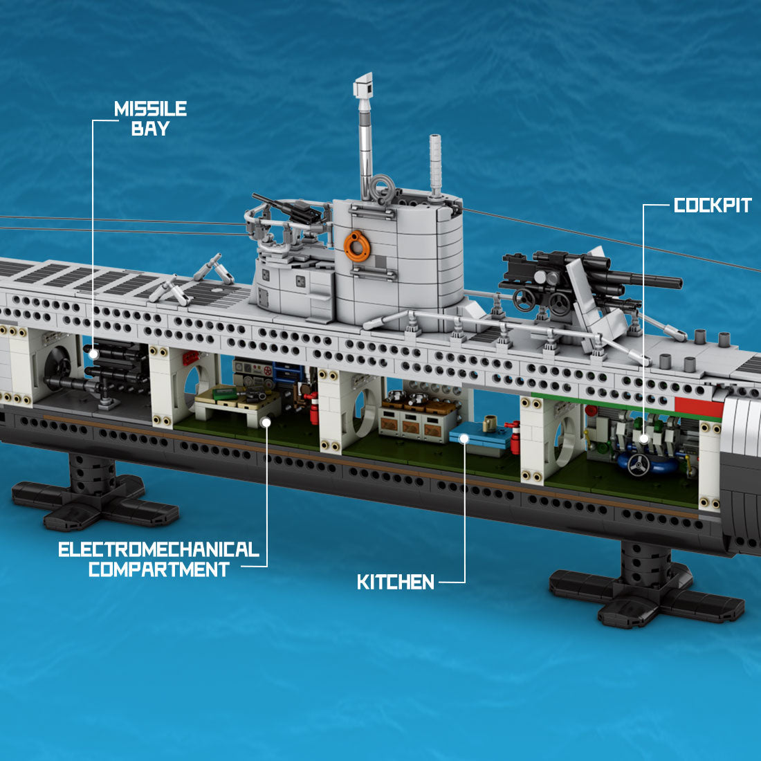 Image of product mocsage-u-boat-assembly