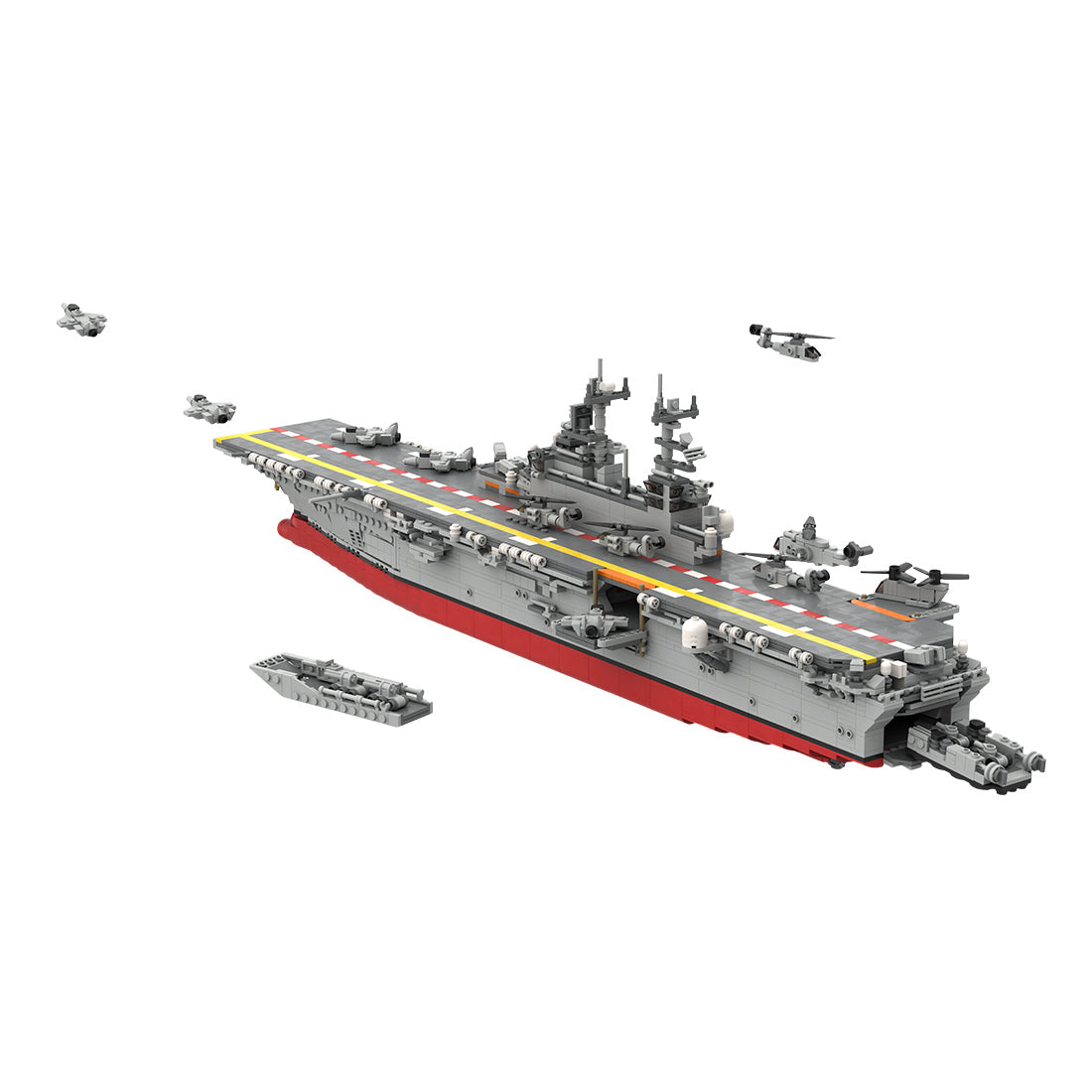 Image of Wasp-Class Amphibious Assault Ship 4049Pcs - 1-350-wasp-class-amphibious-assault-ship