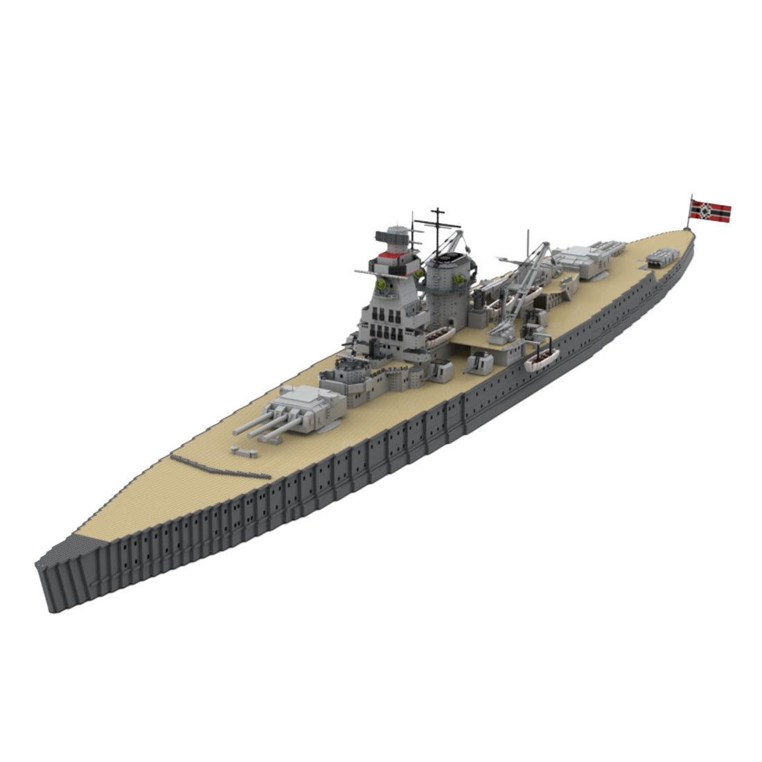 Image of German Cruiser Admiral Graf Spee 16790Pcs - moc-112083-german-cruiser-admiral-graf-spee