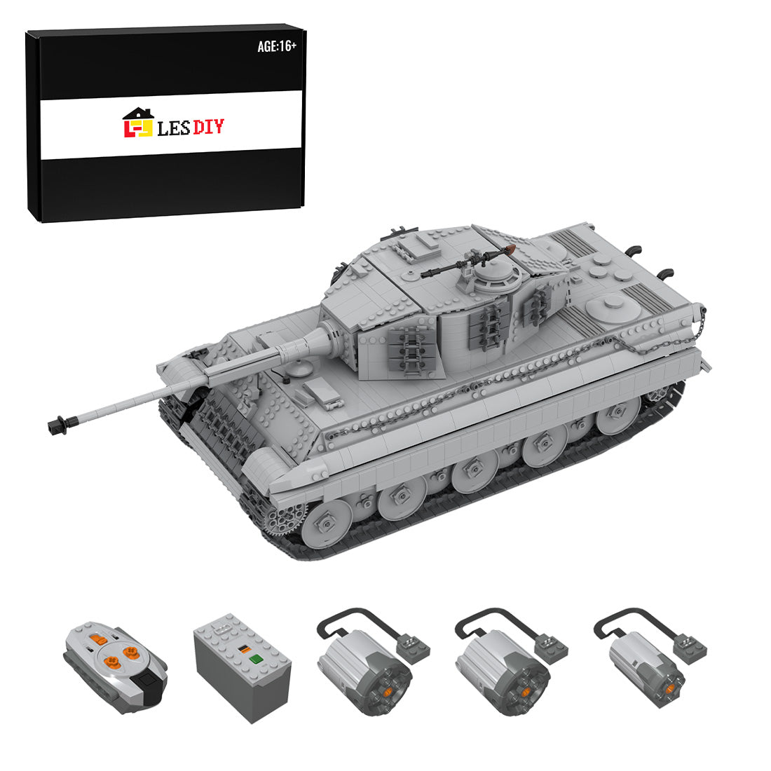 Image of product moc-130474-1-16-rc-king-tiger-tank