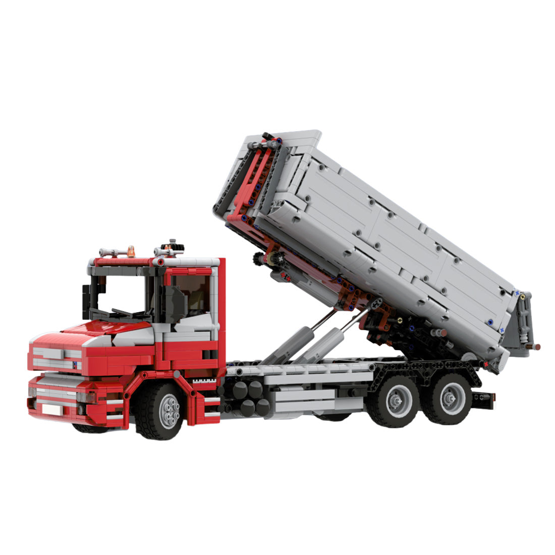 Image of Scania T114 3-Axles Hookloader 2370Pcs - moc-143447-scania-t114-3-axles-hookloader