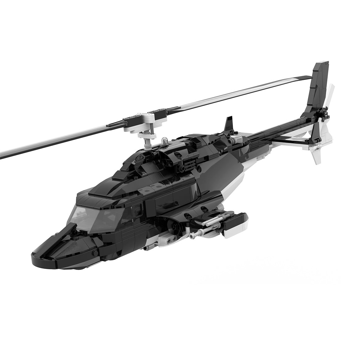 Image of Airwolf Bell 222 1039Pcs - moc-149250-airwolf-bell-222