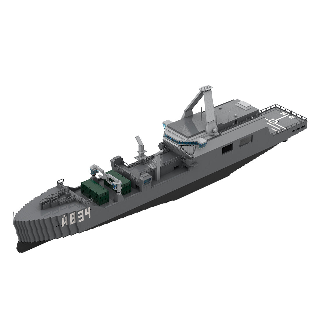 Image of Combat Support Ship “Den Helder” 4106Pcs - moc-154130-combat-support-ship-den-helder