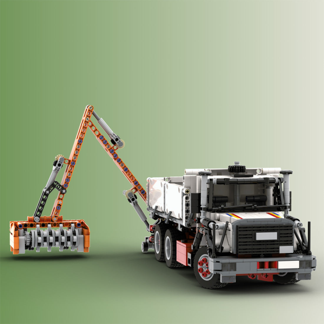 Image of product moc-156132-iveco-magirus-330-30-trilateral-tipper-boom-mower