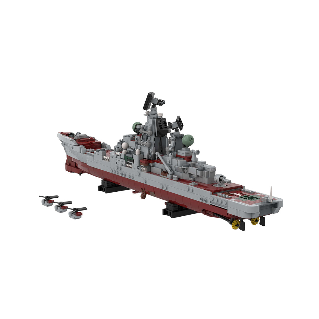 Image of Kirov Class Battlecruiser - Admiral Lazarev Ex-Volonzhi 1685Pcs - kirov-class-battlecruiser-admiral-lazarev-ex-volonzhi