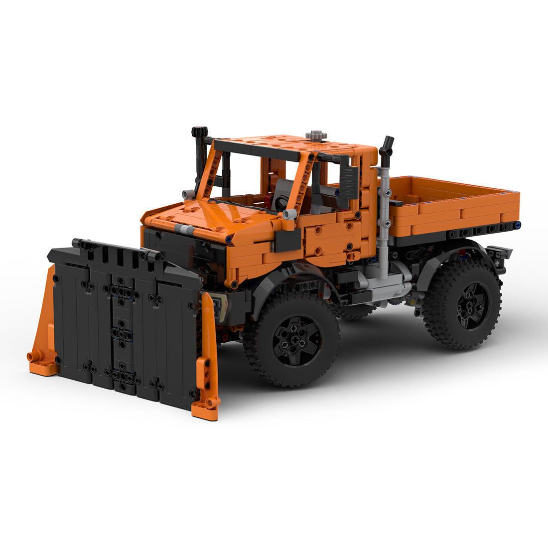 Image of Snowplow Truck 1264Pcs - moc-92700-snowplow-truck