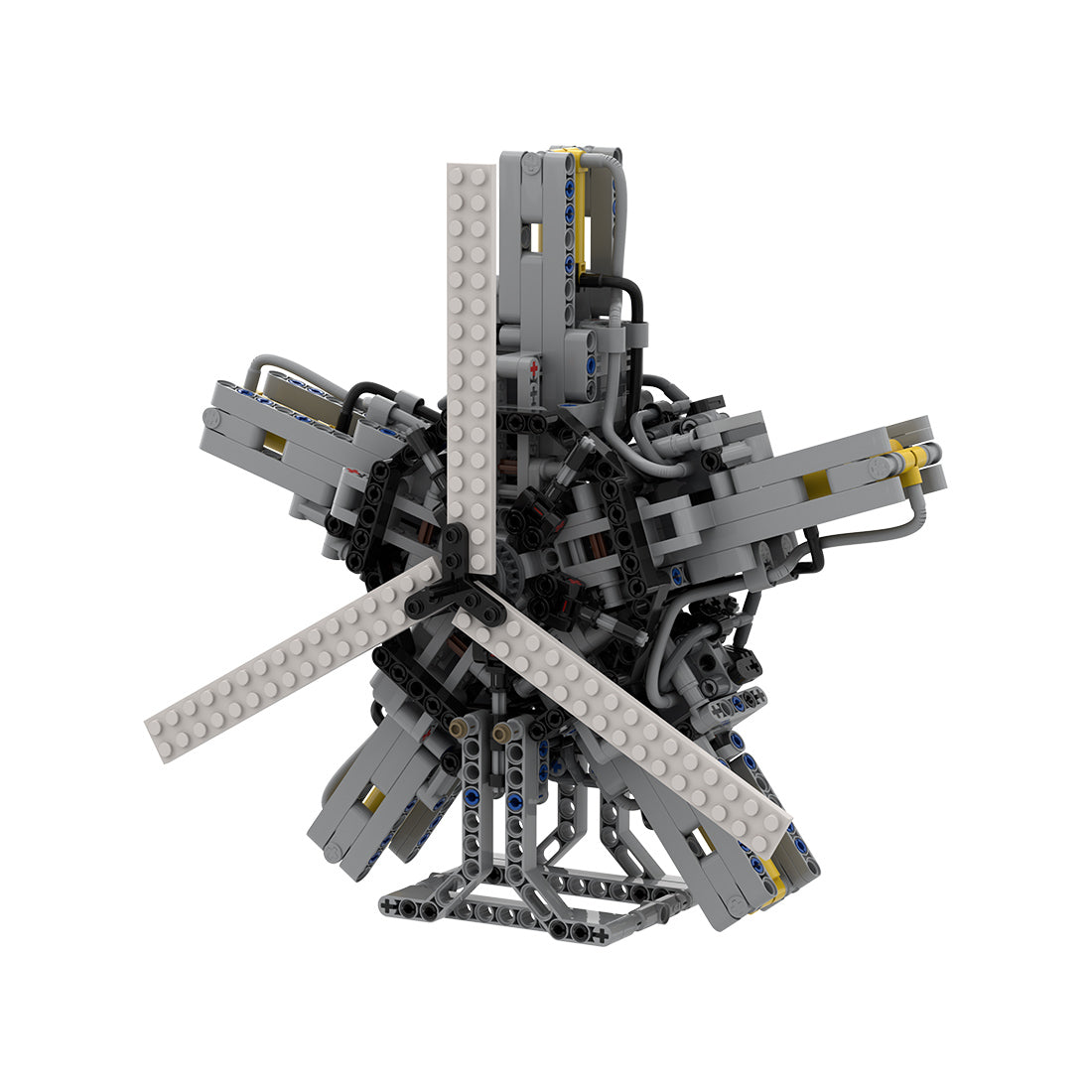 Image of product moc-39694-5-cylinder-pneumatic-star-engine