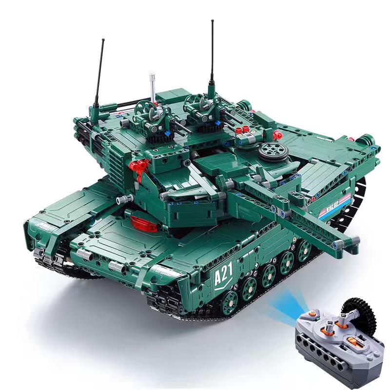 Limited Edition M1-A2 Remote Controlled Tank 1498pcs - Building Blocks set - Turbo Moc